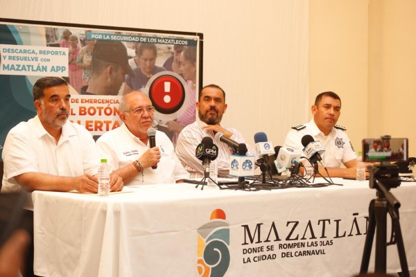 Ayuntamiento de Mazatlán da a conocer el botón de alerta