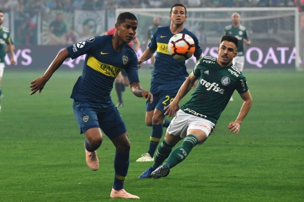 Boca Juniors empata de visitante 2-2 ante Palmeiras.