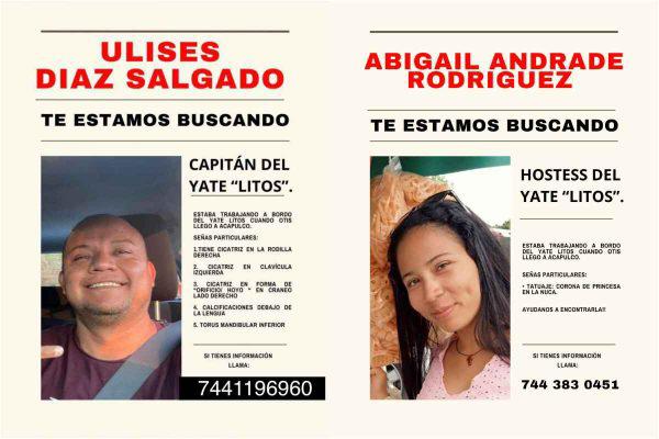 $!Autoridades omiten incluir a desaparecidos en Acapulco por el huracán Otis en el Registro Nacional