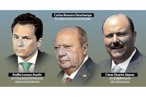 Romero Deschamps, César Duarte y Emilio Lozoya: 2019 fue buen año para la impunidad
