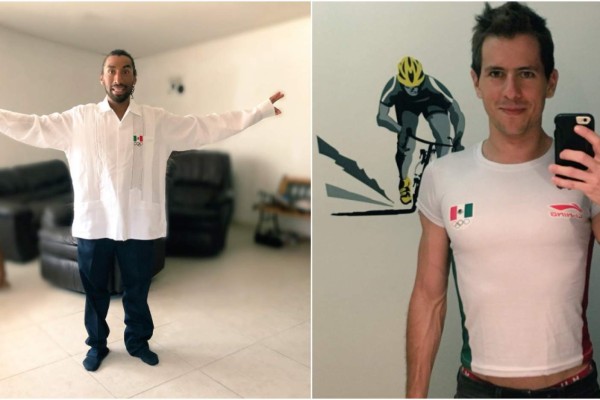 Atletas mexicanos pasan penas en Barranquilla, les dan uniformes que no son de su talla