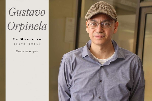 Descanse en paz, Gustavo Orpinela, quien seguirá vivo por siempre a través de sus textos, palabras y su música.