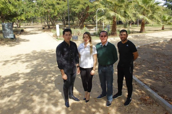 Iván Gastélum, Sheyla Salazar, Tomás Villavelázquez y Carlos Losan.
