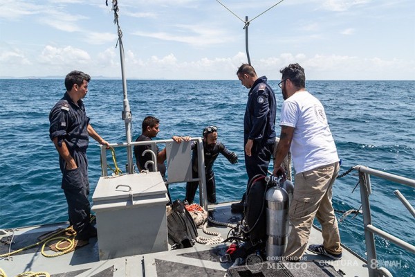 Hallan en agua de Sinaloa naufragio del cañonero Tampico, hundido hace ¡105 años!