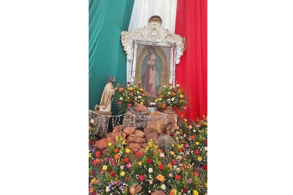 Celebran con fe a la Virgen de Guadalupe