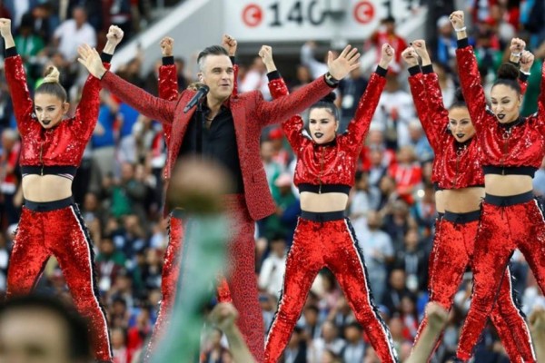 Robbie Williams, Aida Garifullina y Ronaldo Nazario son las estrellas de la apertura del Mundial