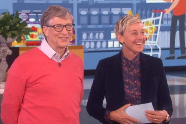 Bill Gates y Ellen DeGeneres