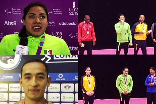 Los mexicanos arrancan el domingo ganando medallas. (Fotos: Cortesía Conade)