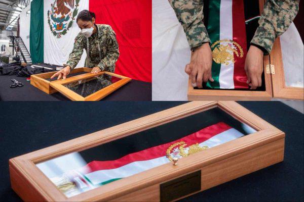 $!Fotos: así se confeccionó la banda presidencial que Sheinbaum usará en su primer Grito de Independencia