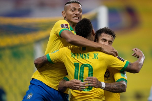 Brasil no tuvo problemas para vencer a Bolivia en las eliminatorias mundialistas de la Conmebol. (Twitter @CBF_Futebol)
