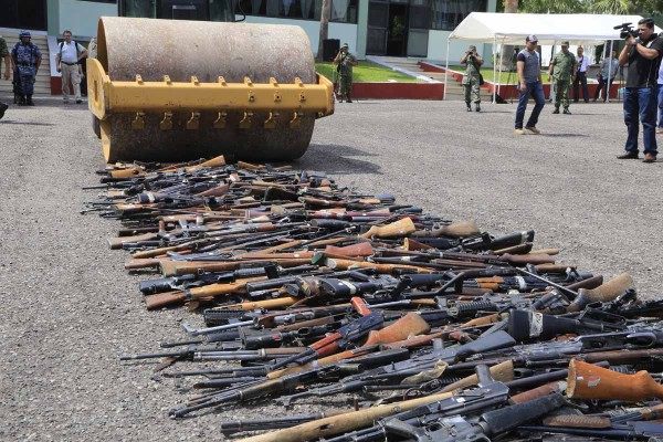 Destruye la Sedena más de 2 mil armas"
