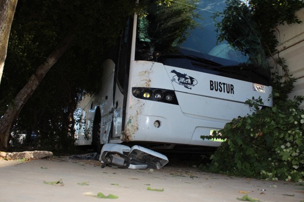 Choca en Guasave autobús procedente de Chiapas; hay dos lesionados