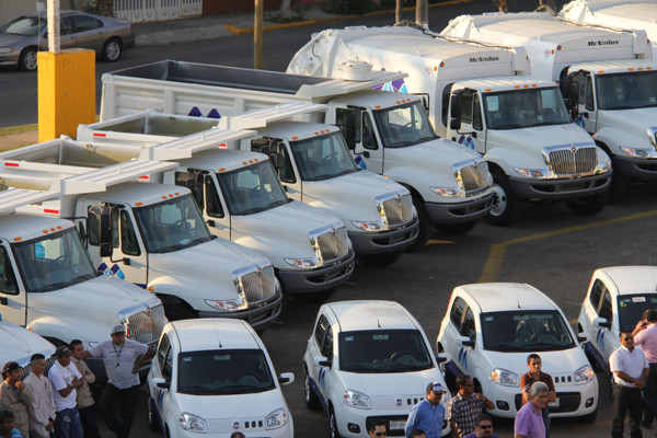 Imagen de archivo de los vehículos entregados el 13 de diciembre de 2014.