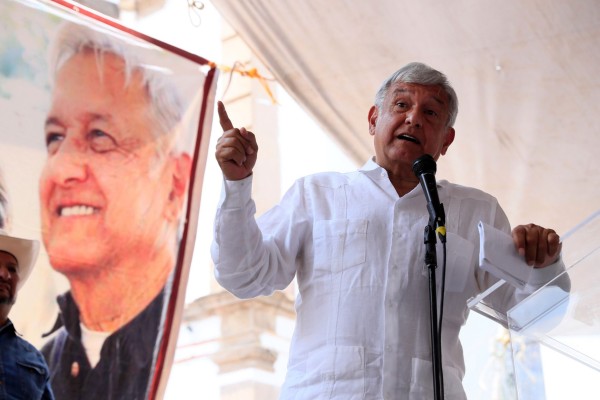 Andrés Manuel López Obrador, presidente de Morena.