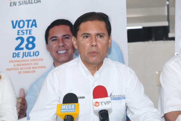 Juan Carlos Estrada busca recuperar el PAN en Sinaloa