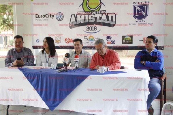 El Torneo de la Amistad busca fomentar el tenis en niños y jóvenes.