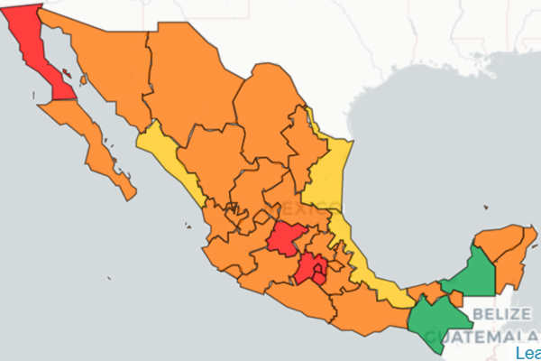 Sinaloa iniciará 2021 en amarillo en el semáforo epidemiológico por Covid-19, anuncia Salud estatal
