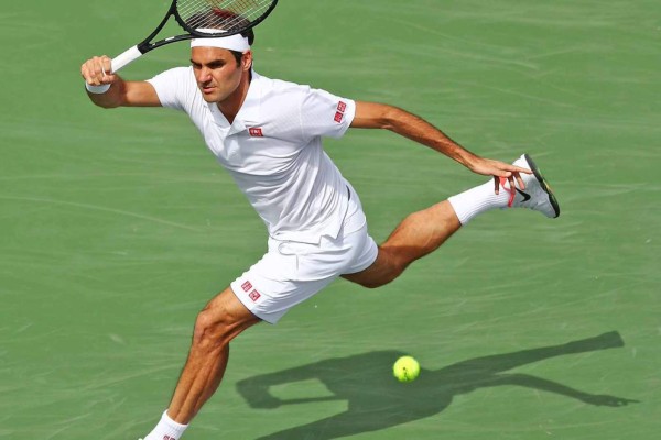 Roger Federer vence en dos sets a a Peter Gojowczyk. (Foto: @ATP)