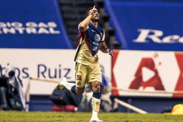 Henry Martín llegó a su gol 38 con América. (Twitter @ClubAmerica)