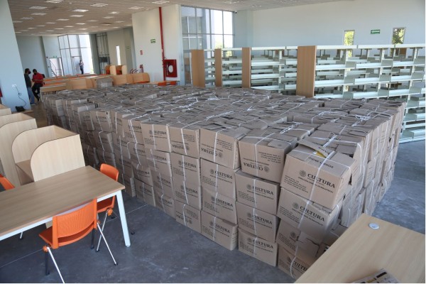 Llegan 22 mil 160 libros a la Biblioteca Gilberto Owen, en Culiacán
