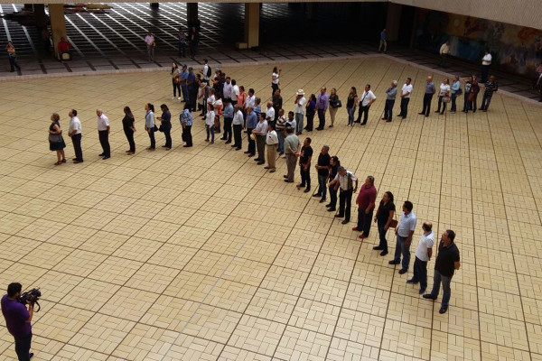 'Quirino, no seas cómplice', gritan periodistas por el asesinato de Javier Valdez