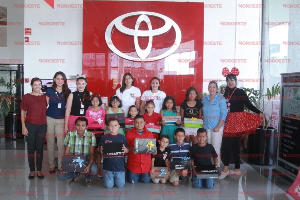 Toyota Mazatlán solidarios con peques