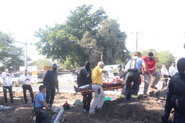 Muere albañil sepultado por un talud de tierra en el Ejido Las Flores, en Culiacán