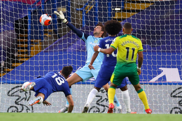 Con este remate, Olivier Giroud (18) logró el gol del triunfo para el Chelsea. (Twitter @ChelseaFC)
