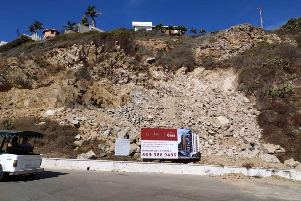 Está sin avances en últimos días demolición de parte del Cerro del Vigía, en Mazatlán"