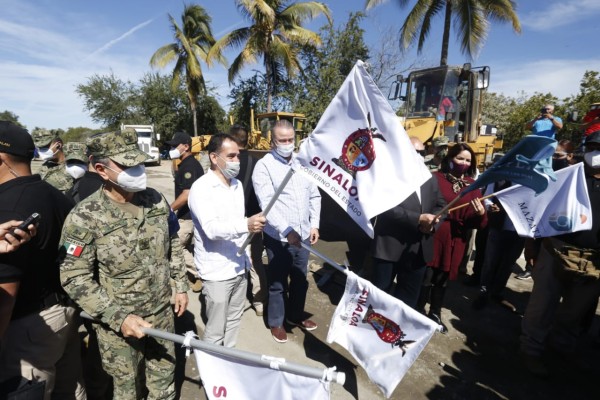 En Mazatlán arranca pavimentación de la Avenida Circunvalación, en Estero El Infiernillo