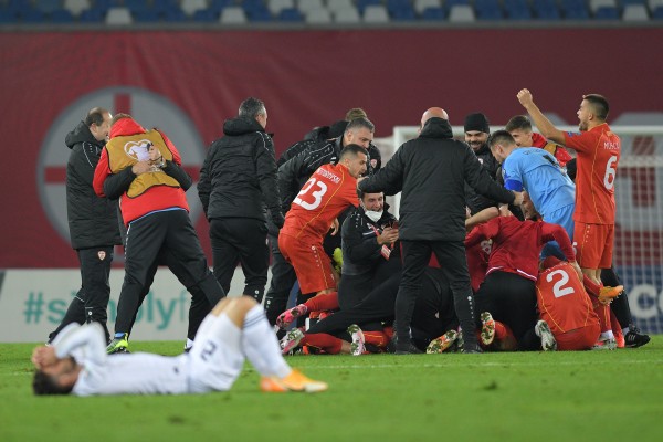 Un gol de Goran Pandev conduce a Macedonia del Norte a su primera Eurocopa