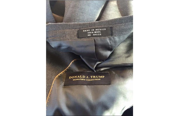 Ropa Trump, hecha en México