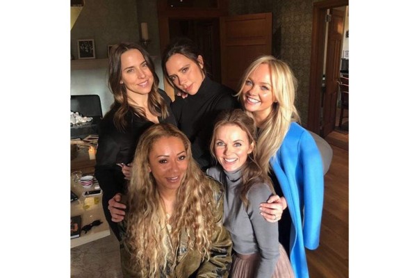 La foto del reencuentro de las Spice Girls.