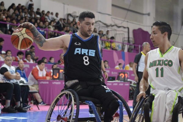 México cae ante Argentina en debut parapanamericano en baloncesto en sillas de ruedas