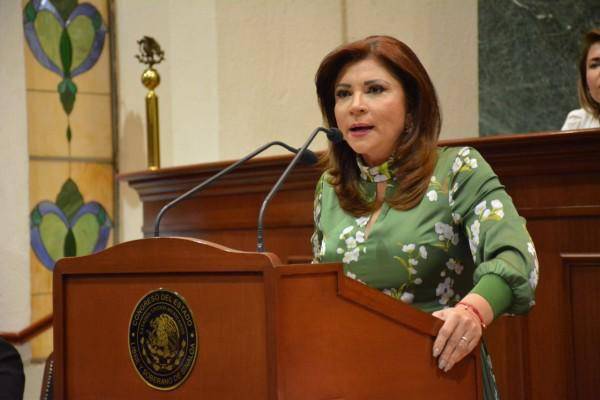 Gloria Imelda Félix Niebla, diputada local del grupo parlamentario del PRI