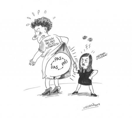 Le descubrieron los chones a doña PAS