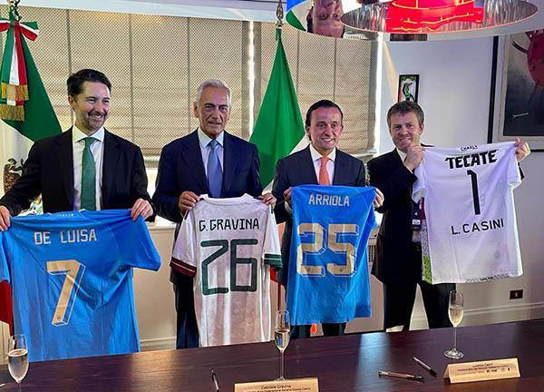 Los directivos del futbol mexicano se reunieron con los italianos.