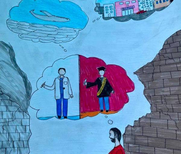 Dibujar para sobrevivir: la salud mental de la niñez en Gaza