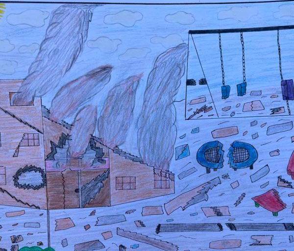 Dibujar para sobrevivir: la salud mental de la niñez en Gaza