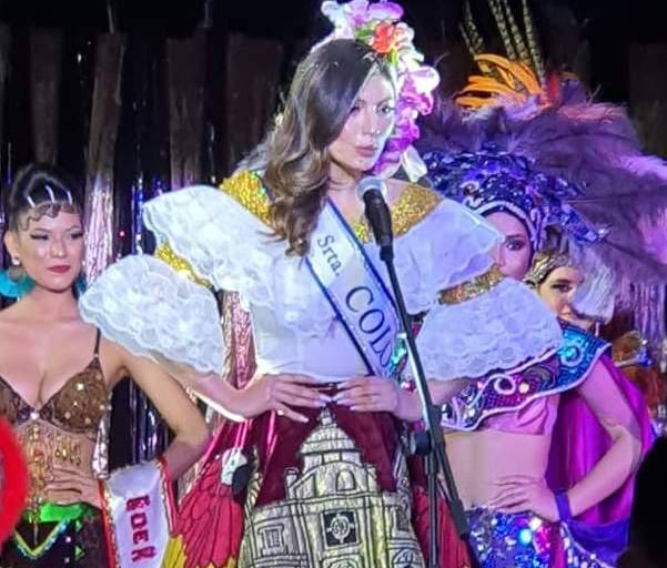 Cristina Guillén es electa como Reina Internacional del Pacífico 2023