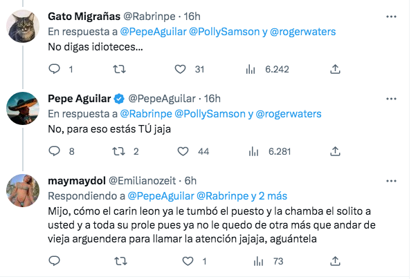 $!Critican a Pepe Aguilar por meterse en nuevo pleito entre integrantes de Pink Floyd