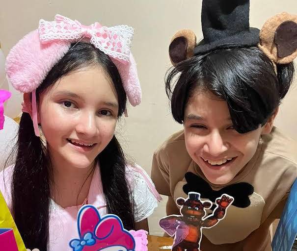 Celebran Kiara Ivanna y Carlos Iván su doceavo cumpleaños