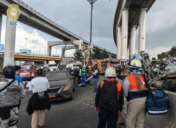 $!Al menos 19 heridos por explosión de pipa de gas, en Iztapalapa, CDMX