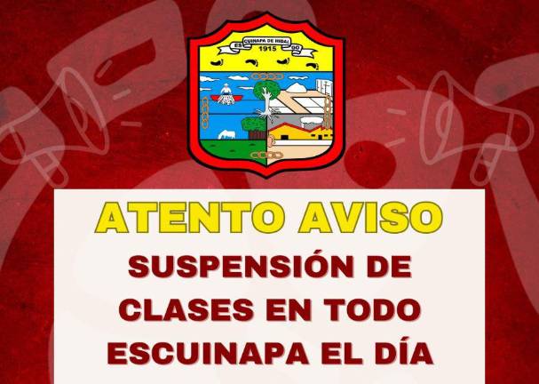 Ante hechos de violencia, anuncian suspensión de clases este martes en Escuinapa