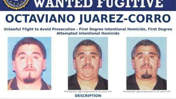 Ficha de búsqueda de Octaviano Juárez Corro, prófugo desde hace 16 años.