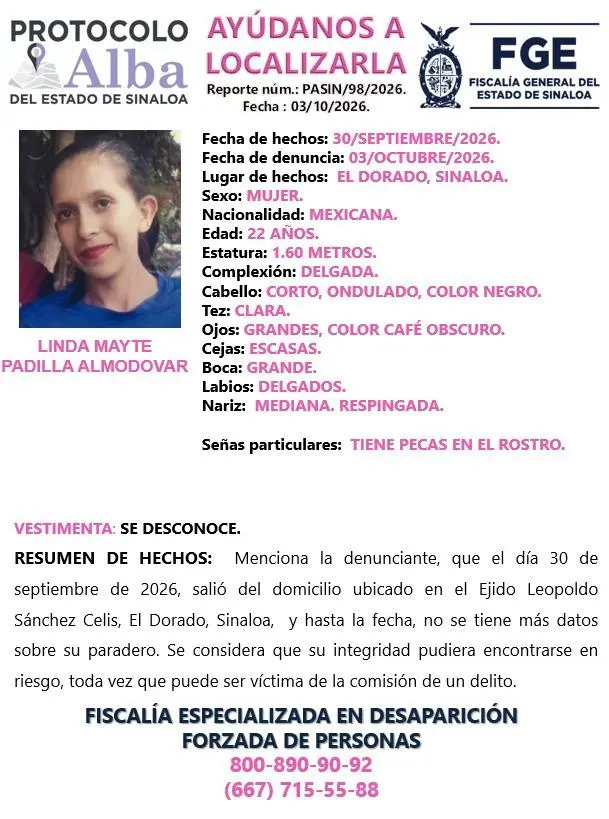 $!Buscan a madre e hija desaparecidas en el ejido Sánchez Celis, en Eldorado