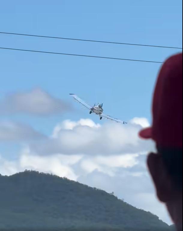 $!Con sobrevuelos por encima de la caseta de San Miguel, Asociación de Pilotos se une a Paro Nacional