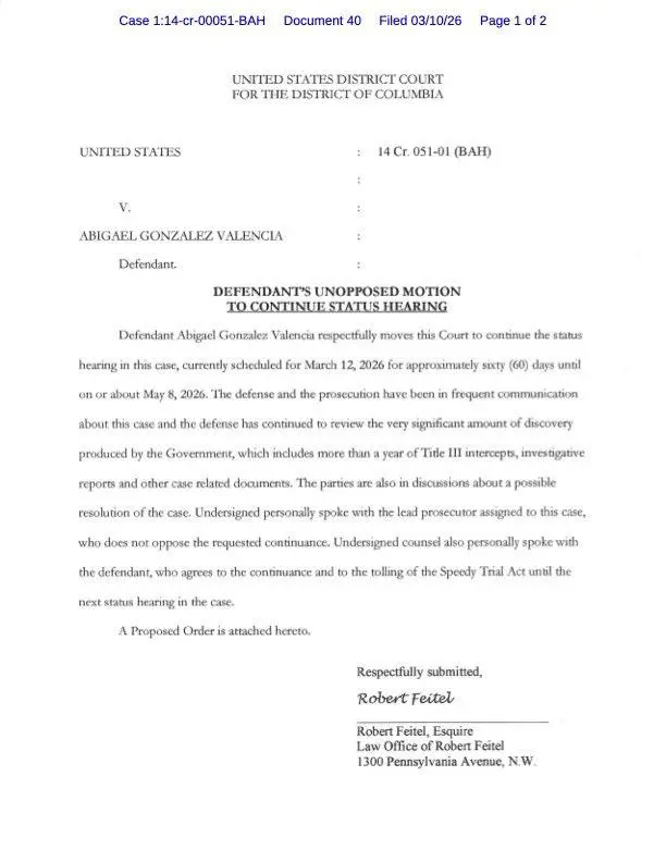 $!Abigael González Valencia, ‘El Cuini’ busca un acuerdo de culpabilidad con EU