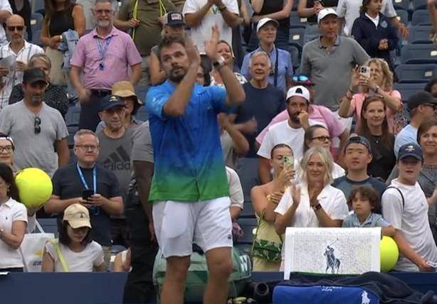 Stanislas Wawrinka cayó en la primera ronda y así se despidió del Abierto de los Estados Unidos.