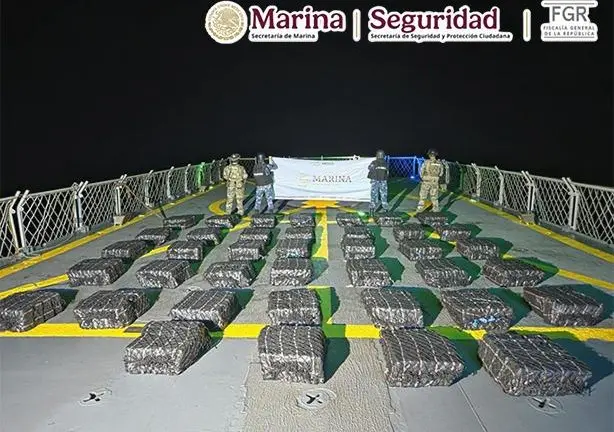 Además de la droga, se detuvieron a 6 personas.